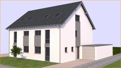 Individuelles Massivhaus mit Grundstück.