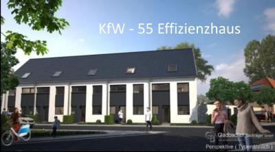 Neubau eines KfW 55 Reihenmittelhaus in bester Lage