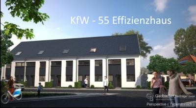 Neubau eines KfW 55 Reiheneckhaus in bester Lage